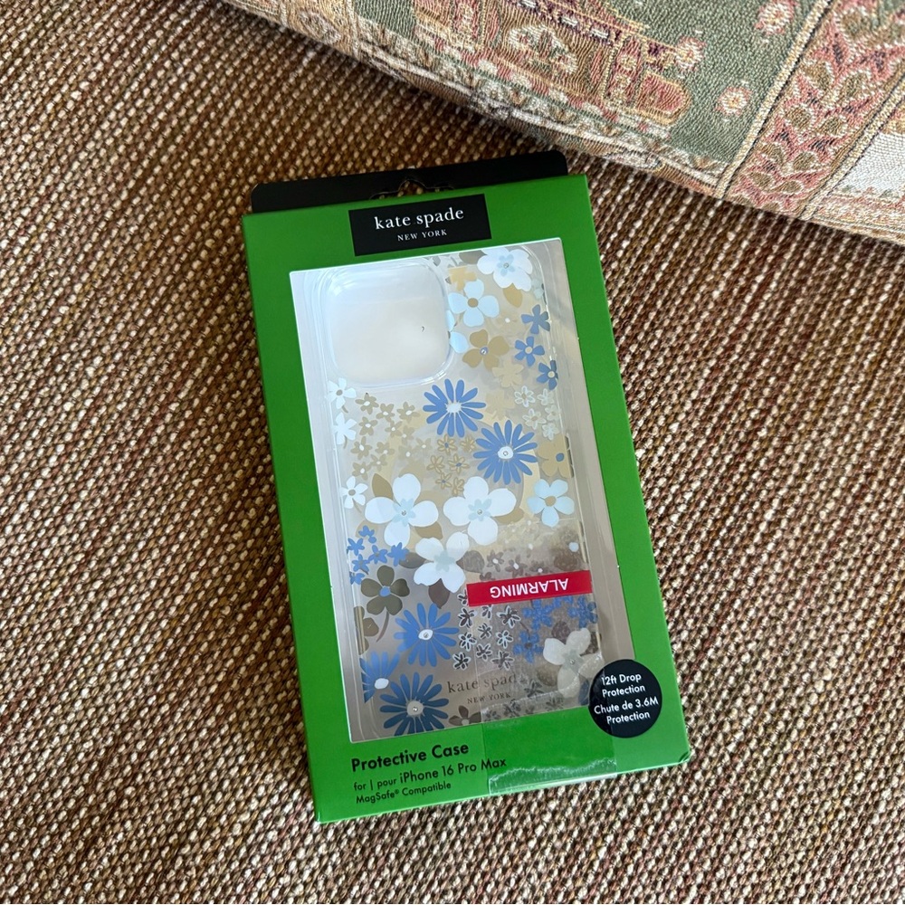 ✅Kate Spade - Multi Color iPhone 16 Pro Max Case!